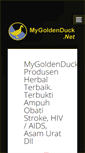 Mobile Screenshot of mygoldenduck.net